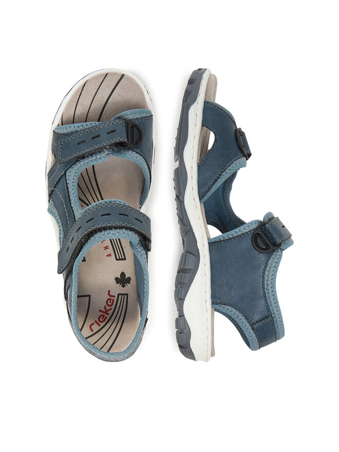 Rieker Sandali Rieker 68866-12 Modra