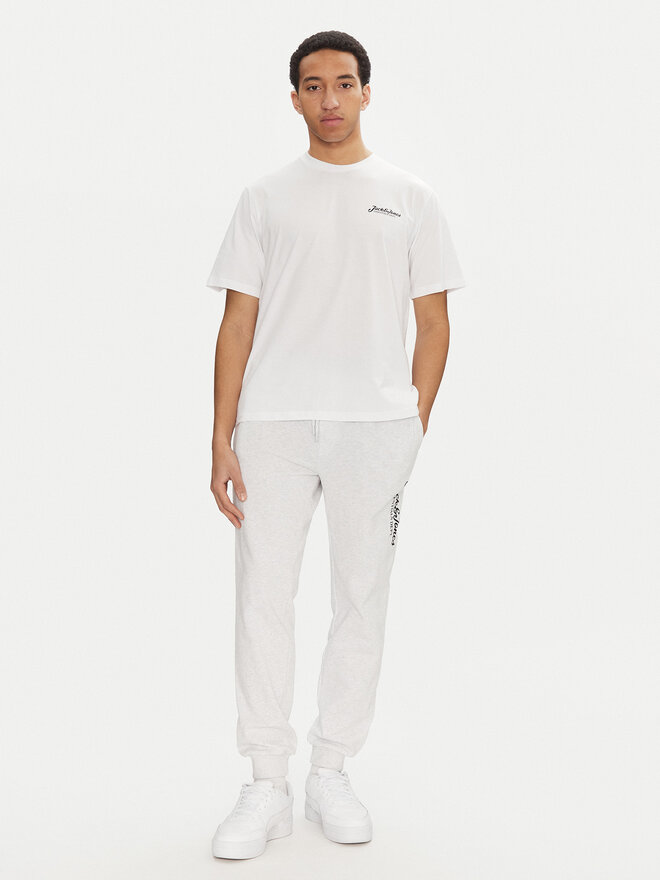 Jack&Jones Jack&Jones Conjunto de camiseta y pantalón de chándal Beau 12277849 Blanco Relaxed Fit