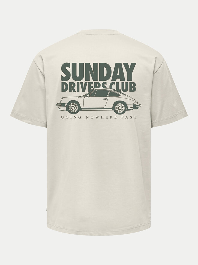 Only & Sons Only & Sons Camiseta Bowen 22032071 Beis Relaxed Fit