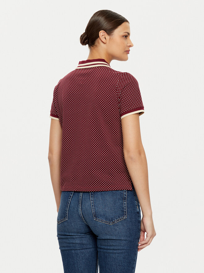 Tommy Hilfiger Tommy Hilfiger Poloshirt WW0WW43928 Rot Slim Fit
