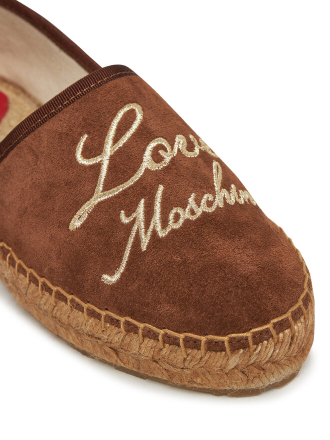 LOVE MOSCHINO Espadrile LOVE MOSCHINO JA10272G0MIG0300 Rjava