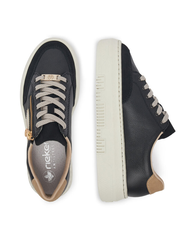 Rieker Sneakersy Rieker M1912-00 Czarny