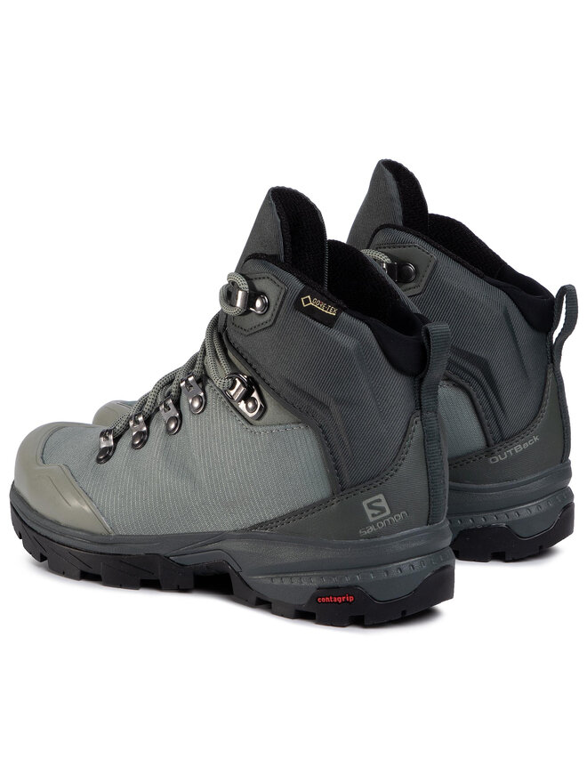 Chaussures de trekking Salomon Outback 500 Gtx W GORE TEX 407457 20 G0 Vert chaussures