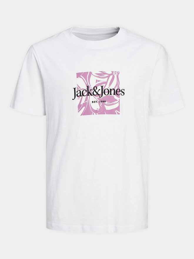 Jack&Jones Junior Jack&Jones Junior Póló Lafayette 12253973 Fehér Standard Fit