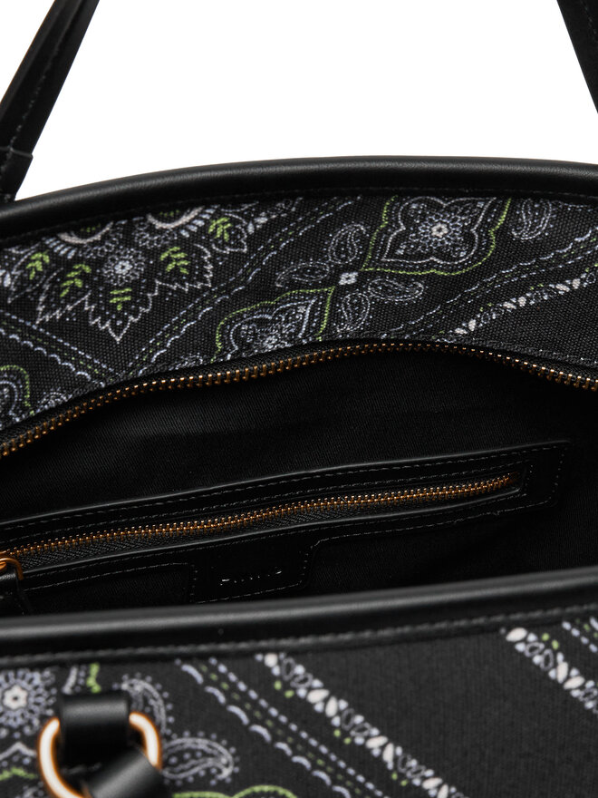 PINKO Ročna torba PINKO Shopper Extra PE 25 PLTT104900 A2AS Črna