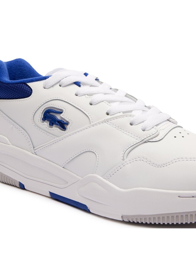 Lacoste Sneakersy Lacoste Lineshot Contrasted Collar 747SMA0061 Biały