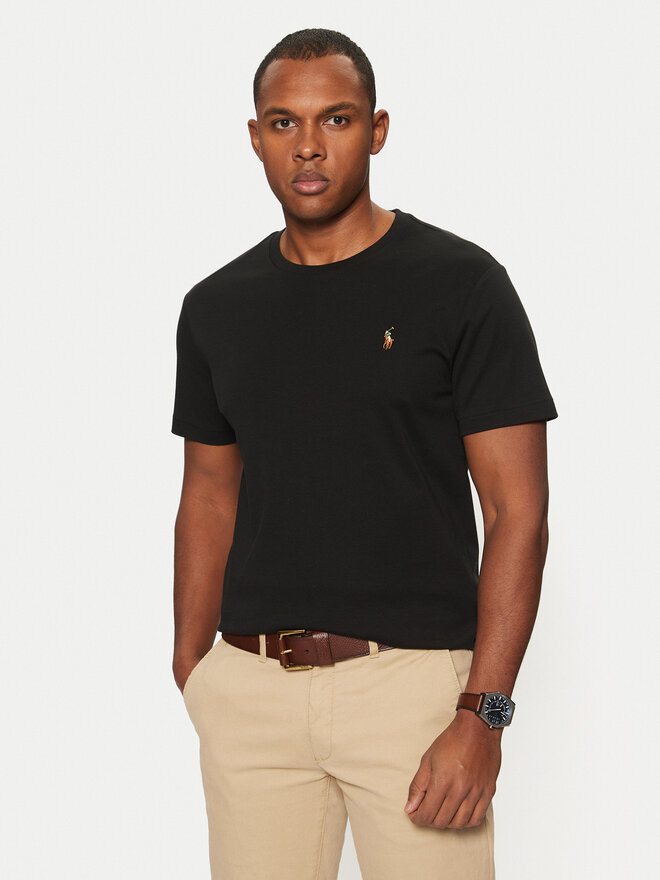 Polo Ralph Lauren Polo Ralph Lauren T-Shirt 710740727 Μαύρο Slim Fit