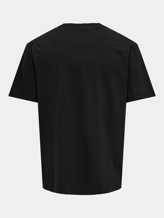 Only & Sons Only & Sons T-Shirt Classiques 22029023 Μαύρο Relaxed Fit