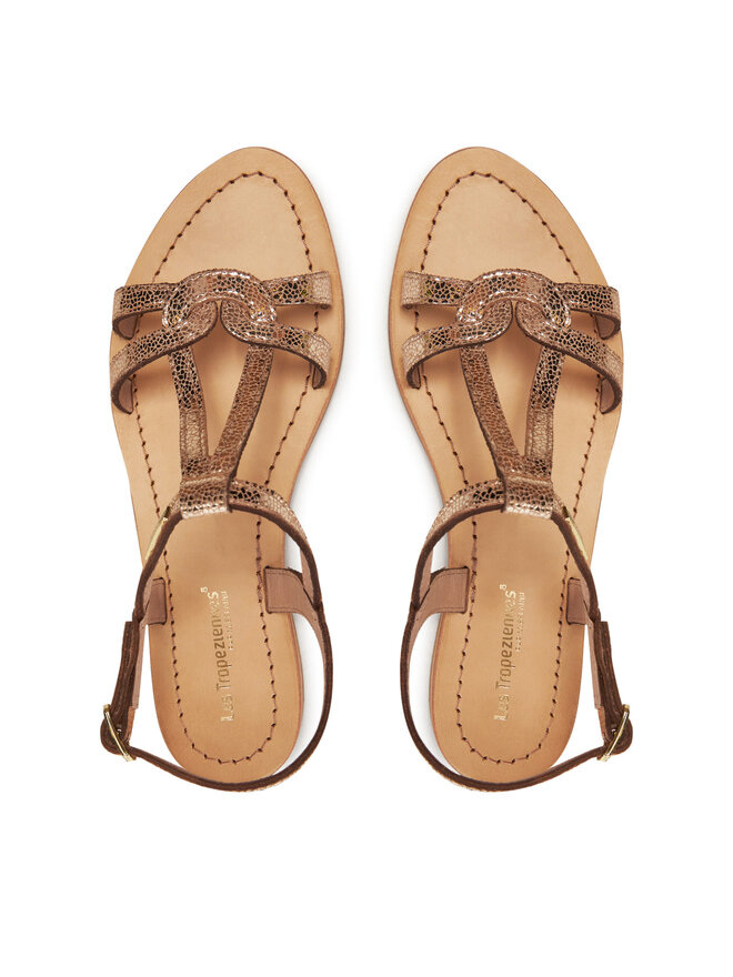 Les Tropeziennes Sandalen Les Tropeziennes Hacklico C330027 Goldfarben