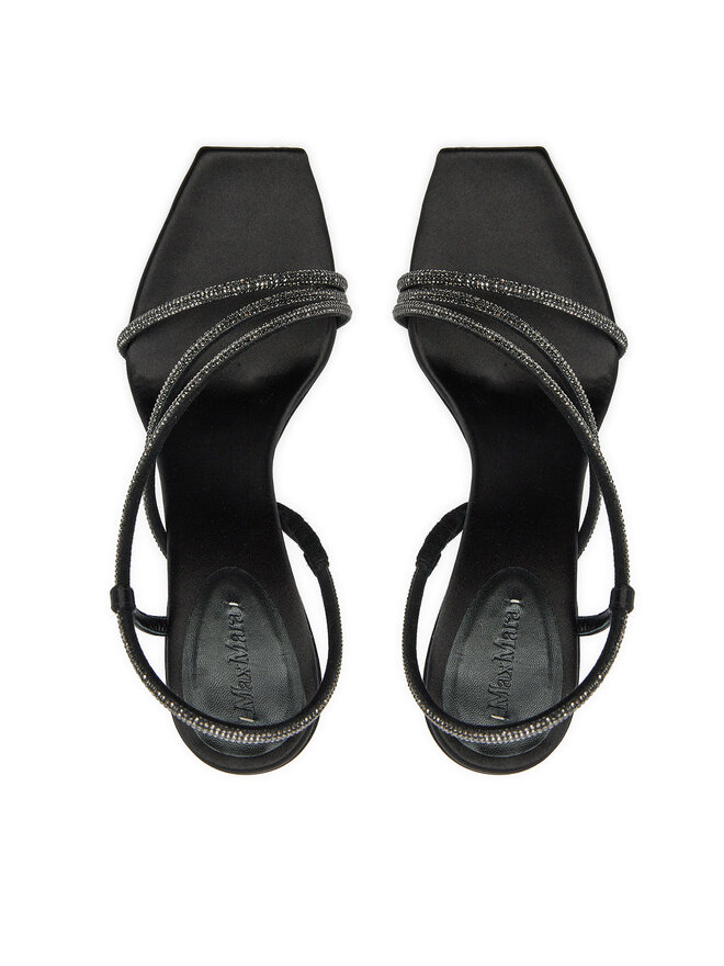 Max Mara Sandały Max Mara Stark 2424526371600 Czarny