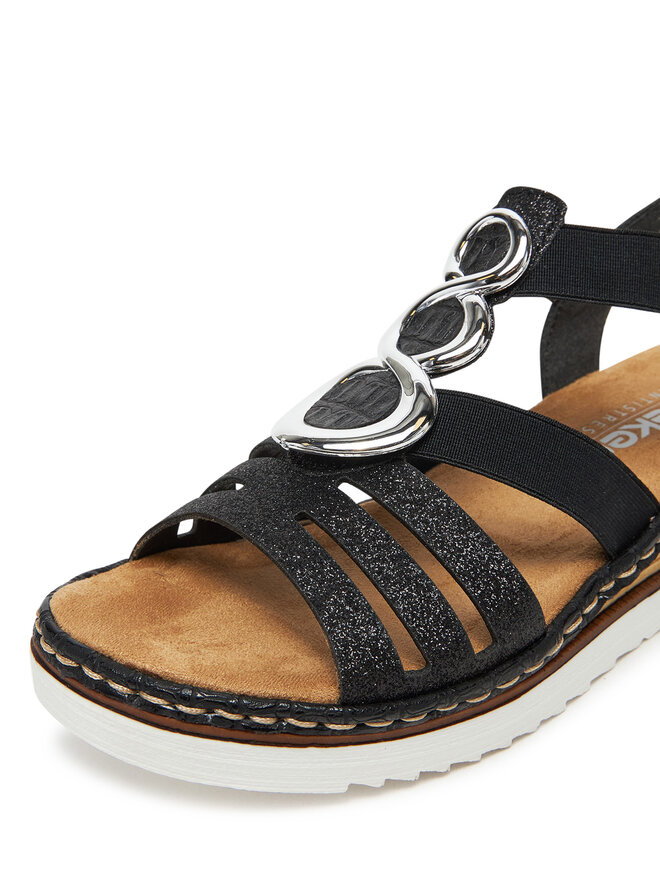 Rieker Sandale Rieker 679L4-00 Negru