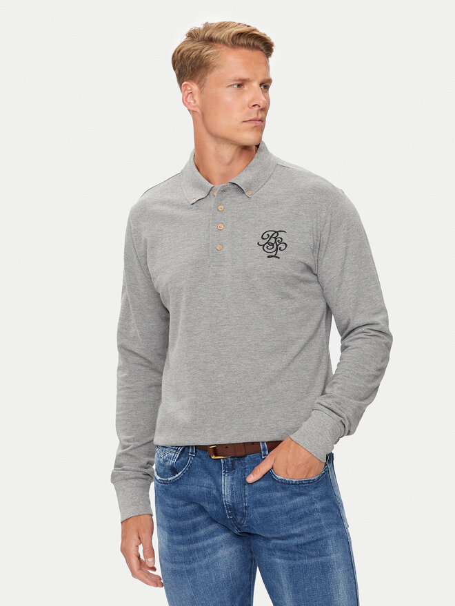 Brave Soul Brave Soul Poloshirt MLT-412KLAY Grau Regular Fit