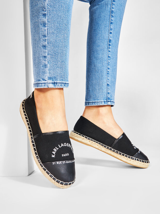 KARL LAGERFELD Espadrilles KARL LAGERFELD KL80108 Fekete