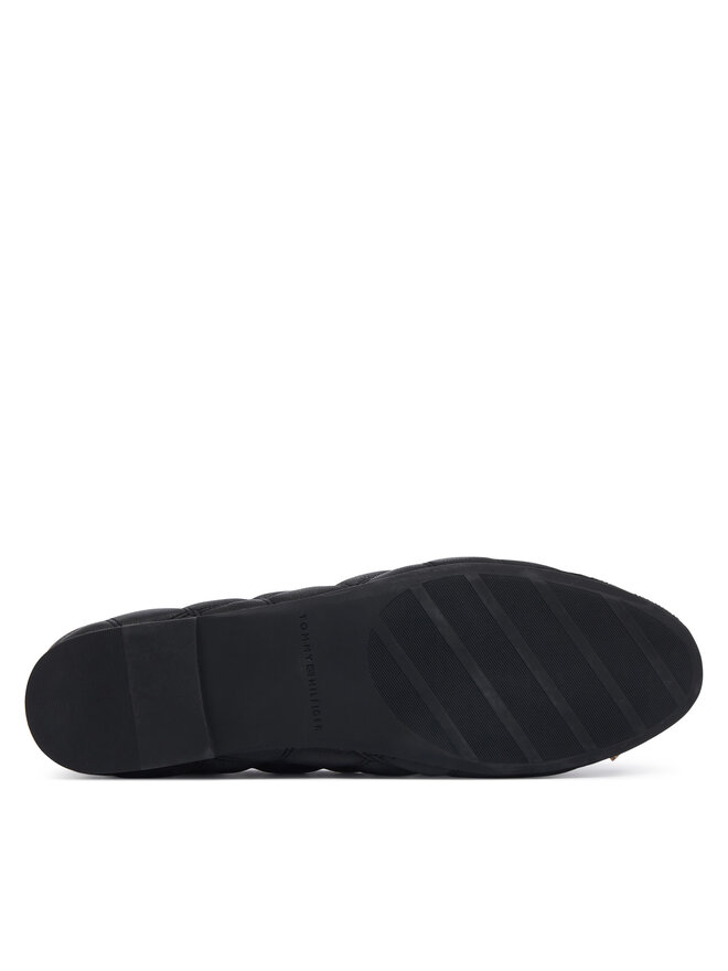 Tommy Hilfiger Ballerinas Tommy Hilfiger Charm Quilted Ballerina FW0FW09503 Schwarz