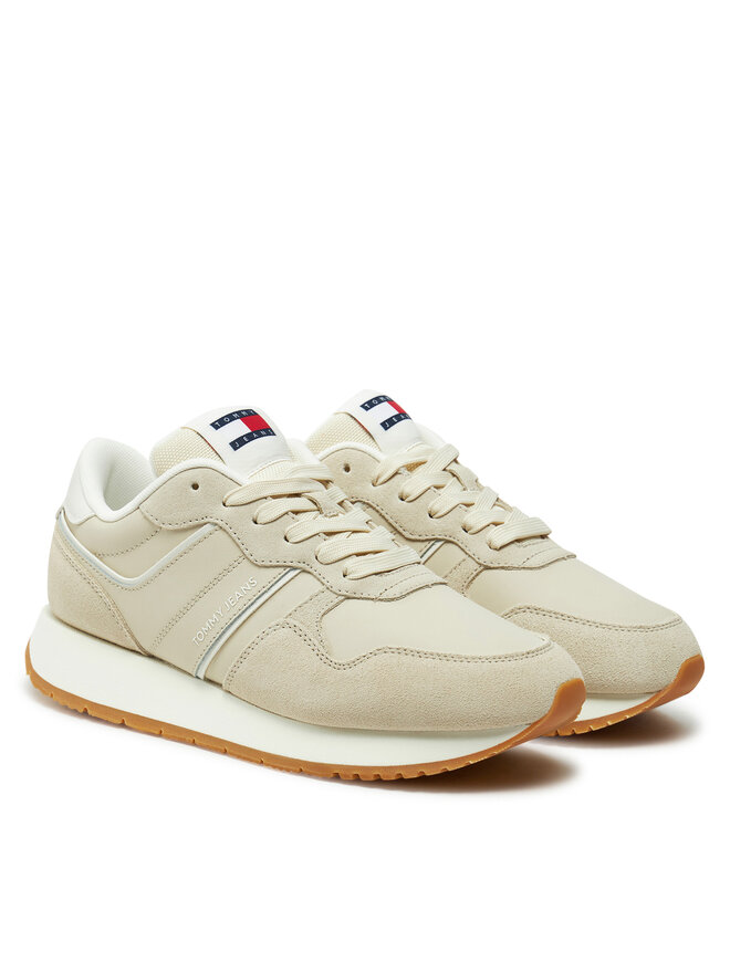 Tommy Jeans Снікерcи Tommy Jeans Tjw Eva Retro Runner EN0EN02771 Бежевий