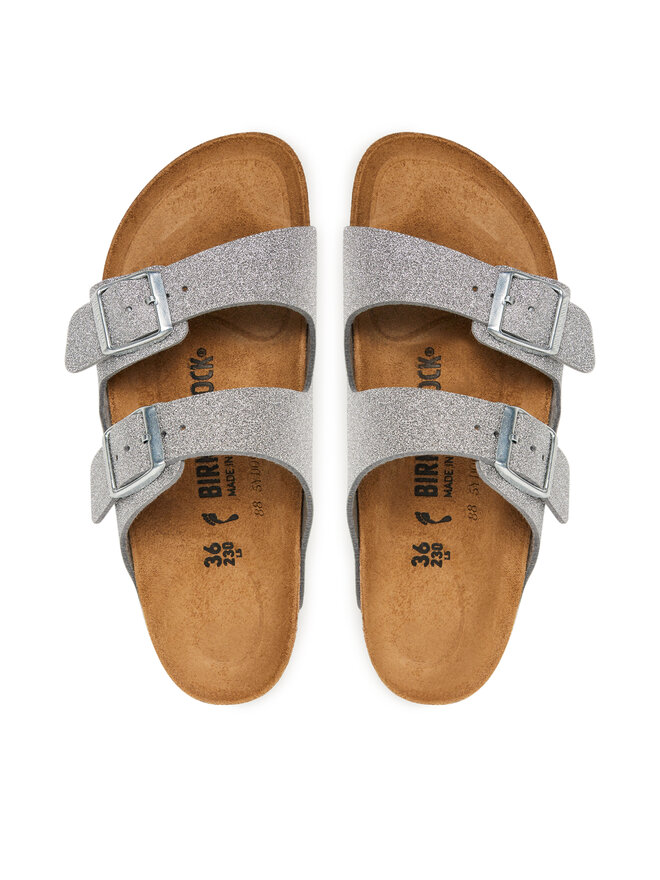 Birkenstock Pantoletten Birkenstock Arizona 1030127 Silberfarben