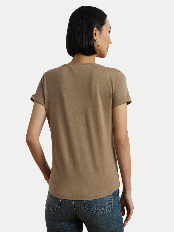 LAUREN RALPH LAUREN LAUREN RALPH LAUREN Marškinėliai 200963905002 Smėlio Relaxed Fit