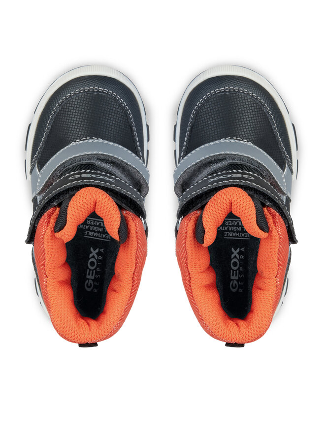 Geox Cizme de zăpadă Geox B Flanfil Boy B Abx B263VD 0CEFU C0038 S Negru