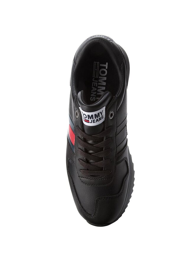 Sneakers Tommy Jeans High Cleated Sneaker EN0EN01265 Schwarz eschuhe