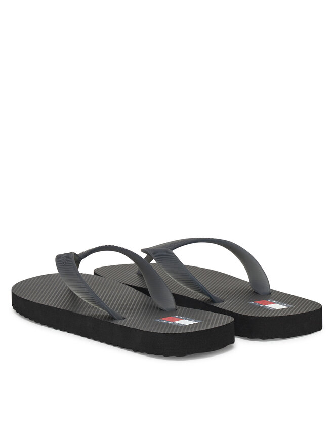Tommy Jeans Japonki Tommy Jeans Tjw Logo Flip Flop EN0EN02447 Czarny