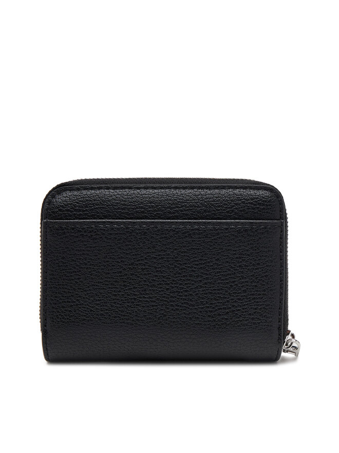 Calvin Klein Jeans Mały Portfel Damski Calvin Klein Jeans Mnml Mngrm Md Flp Zp LV04K1009G Czarny