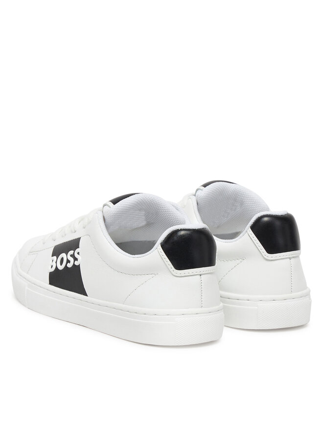 BOSS Sneakersy BOSS J51650 M Biela
