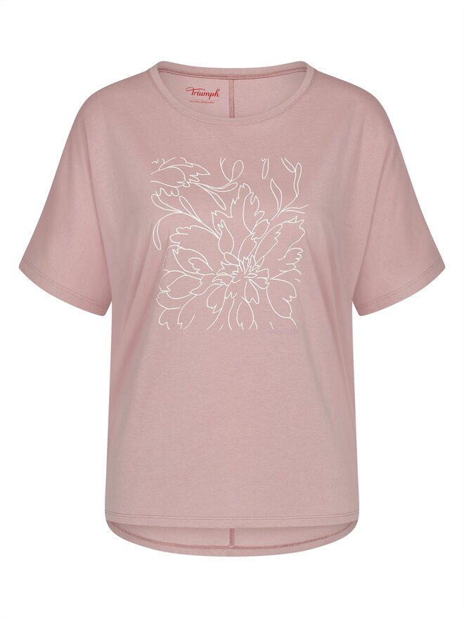 Triumph Triumph Pizsama felső Mix & Match 10218281 Rózsaszín Relaxed Fit