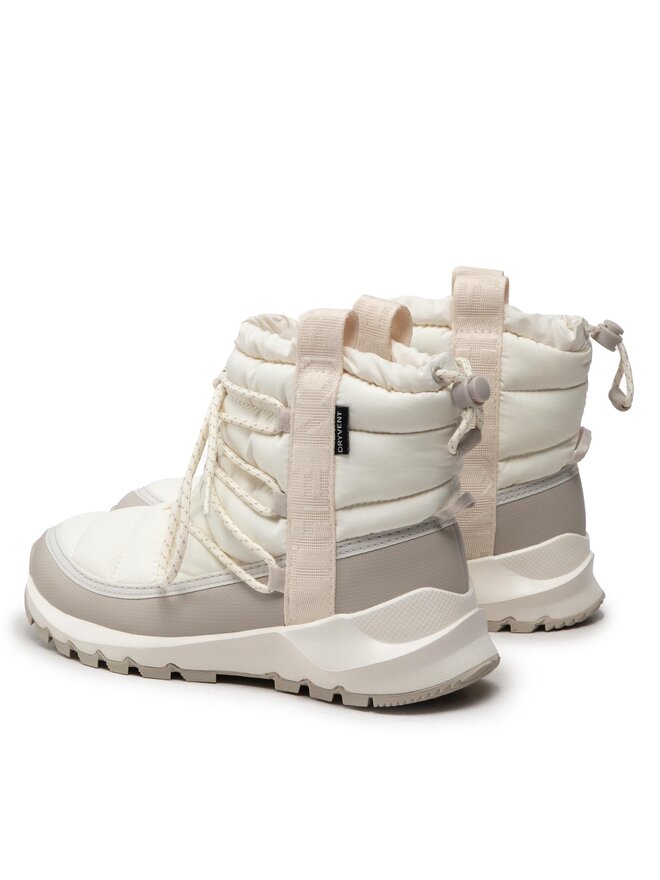 The North Face Śniegowce The North Face Thermoball Lace Up Wp NF0A5LWD32F1 Écru