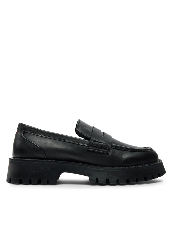 Guess лоуфъри с дебела подметка Guess FM8GOM LEA12 Черен