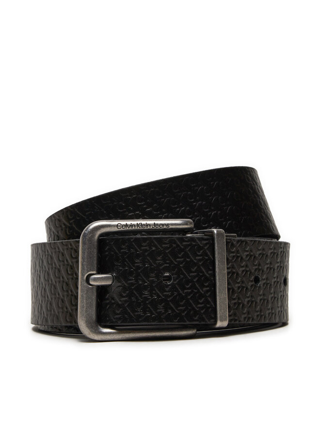 Calvin Klein Jeans Ζώνη Ανδρική Calvin Klein Jeans Classic Casual Rev/Adj K50K512083 Μαύρο