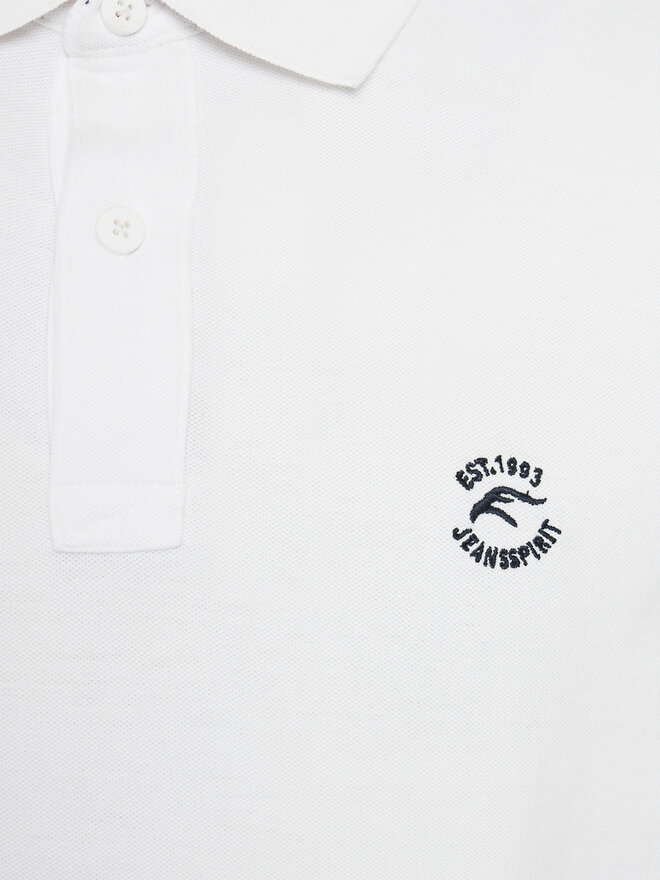INDICODE INDICODE Poloshirt Wadim 40-913 Weiß Slim Fit