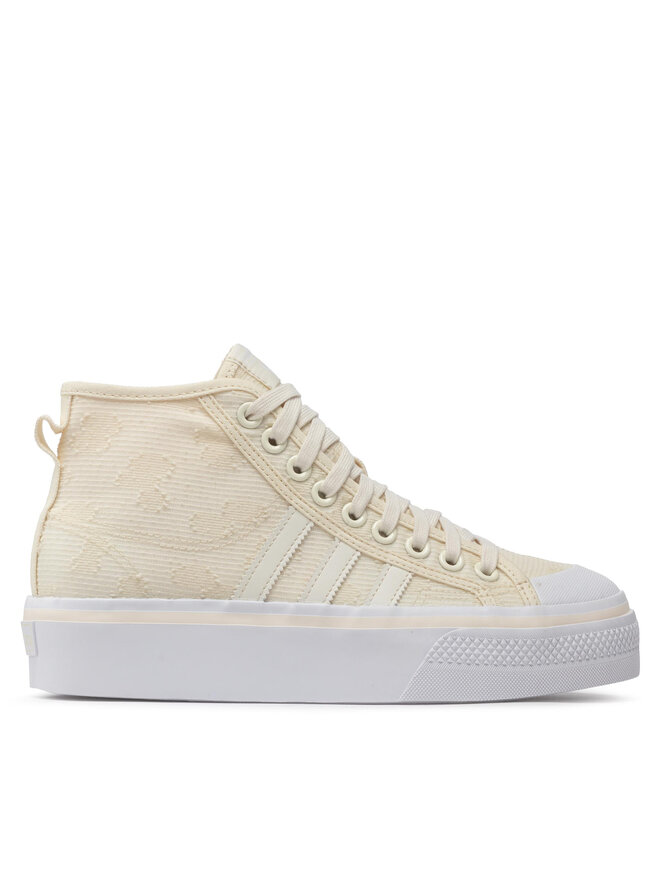 adidas Sneakersy adidas Nizza Platform Mid W GX8356 Beżowy