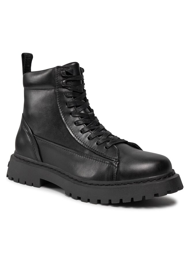 Tommy Jeans Ghete Tommy Jeans Tjm Lace Up Boot EM0EM01363 Negru