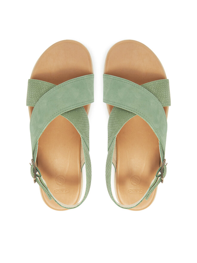 Keen Sandały Keen Elle Luxe Cross Strap 1030525 Zielony