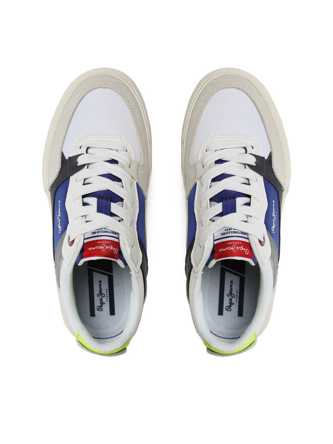 Pepe Jeans Снікерcи Pepe Jeans Kenton Master Combi B PBS30548 Білий