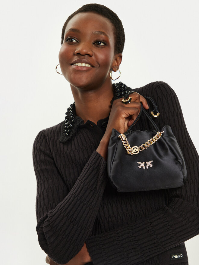 PINKO Táska Pinko Atalanta Pouch . AI 24-25 PLTT 103534 A1WB Fekete