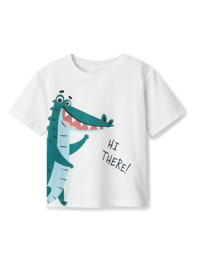 NAME IT NAME IT Camiseta Helge 13238145 Blanco Regular Fit