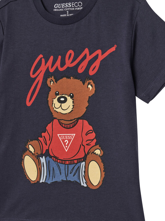 Guess Guess Póló H4BT01 I3Z14 Sötétkék Regular Fit