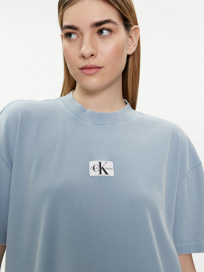 Calvin Klein Jeans Calvin Klein Jeans Футболка J20J223278 Голубий Boyfriend Fit