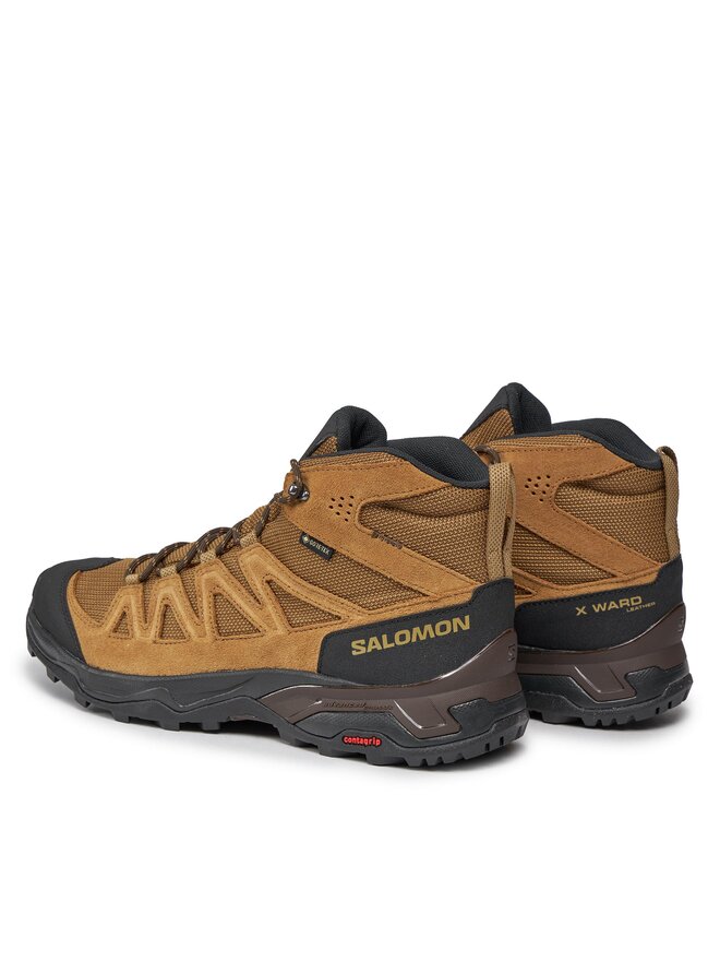 Salomon Scarpe da trekking Salomon X Ward Leather Mid GORE-TEX L47181800 Marrone