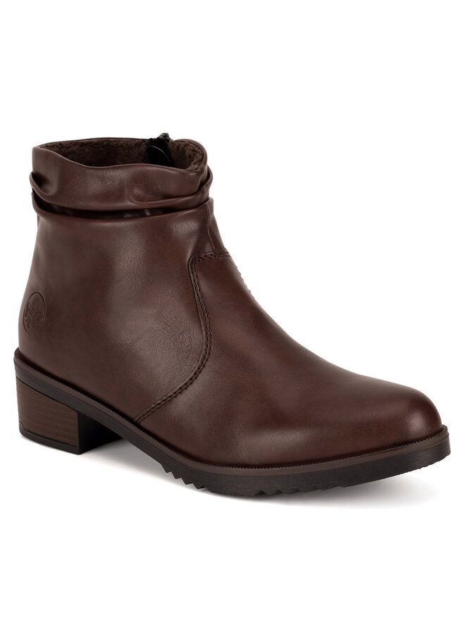 Rieker Polokozačky Rieker Y0551-25 Hnědá