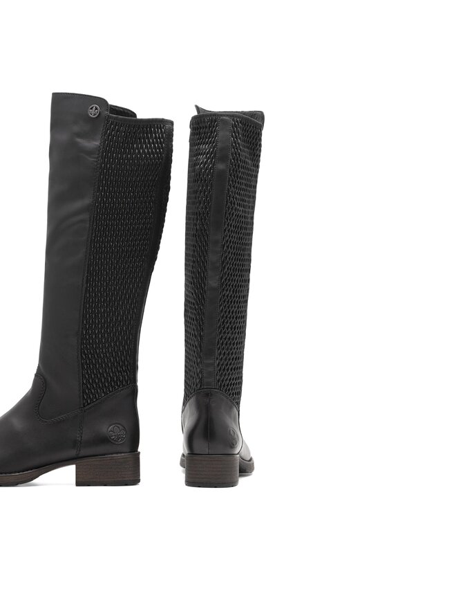 Rieker Kozačky Rieker Z9591-00 Černá