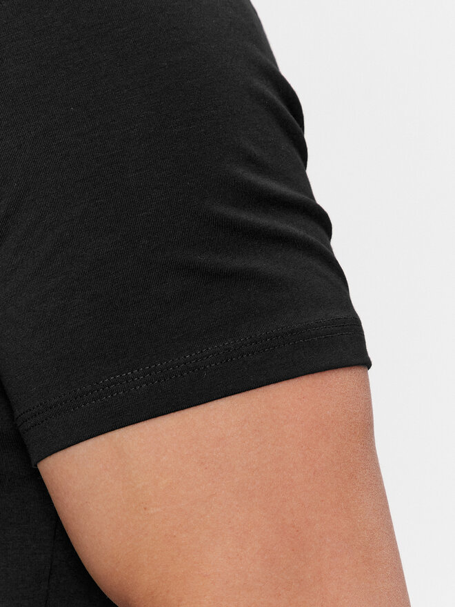 Guess Guess Camiseta Caleb U97M00 KCD31 Negro Slim Fit