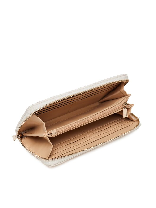Guess Portofel Mare de Damă Guess Adelasia Slg SWQL96 58146 Écru