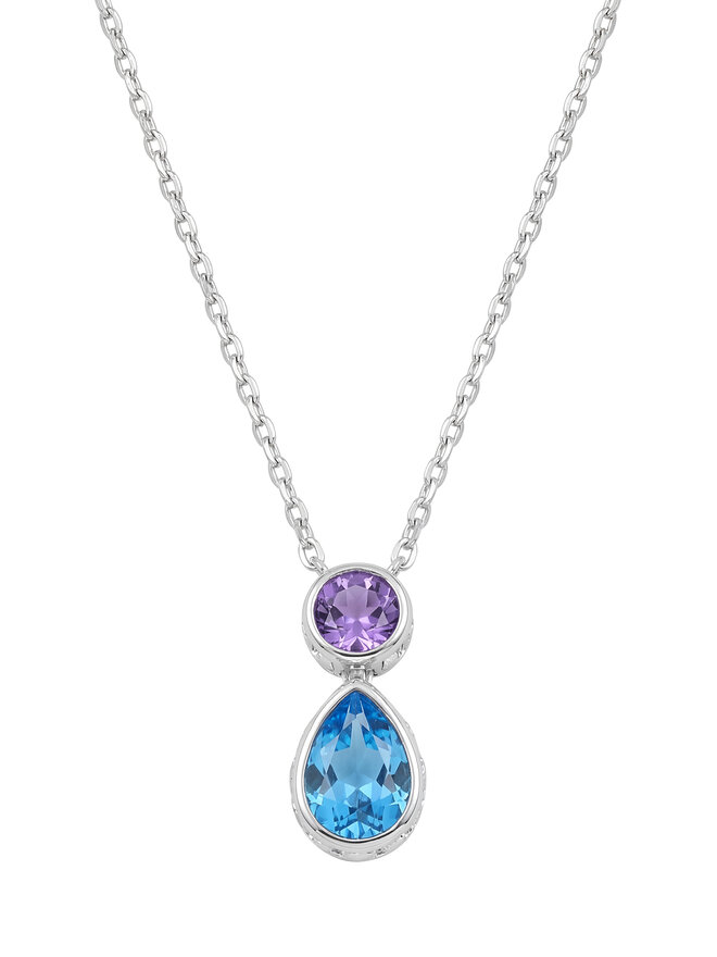 Swarovski Намисто Swarovski Chroma 5738473 Срібний