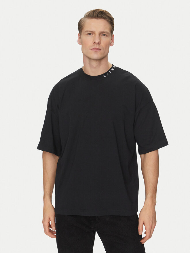 Richmond X Richmond X T-Shirt Bani UMA24058TS Μαύρο Regular Fit