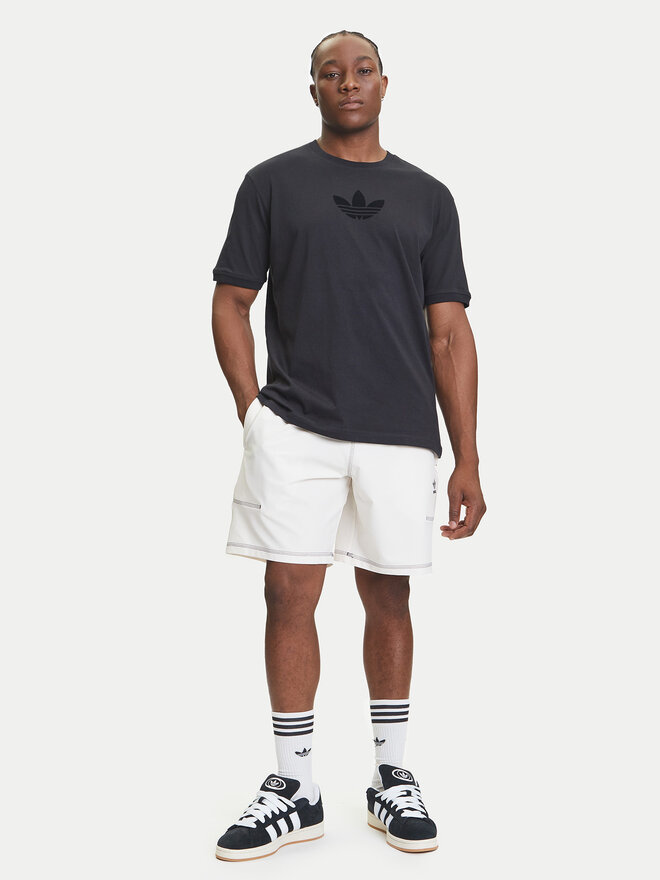 adidas adidas Marškinėliai adicolor 2000s Cali JW5913 Juoda Loose Fit