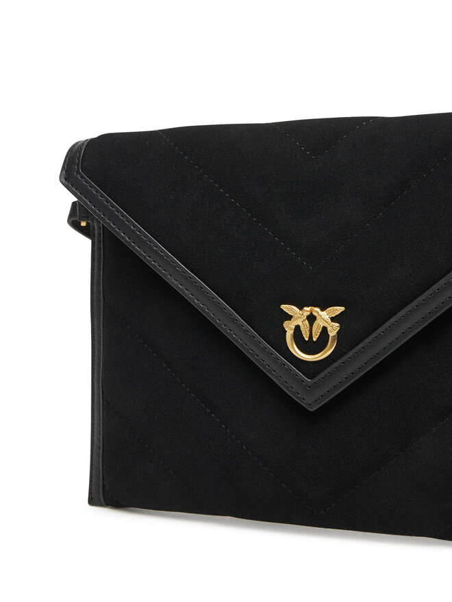 PINKO Handtasche PINKO Flat Purse Handle AI 25-26 PCPL 104820 A2JH Schwarz