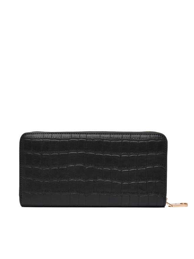 Calvin Klein Geldbörse Calvin Klein Ck Croc Long Zip Around LV04F1096G Schwarz