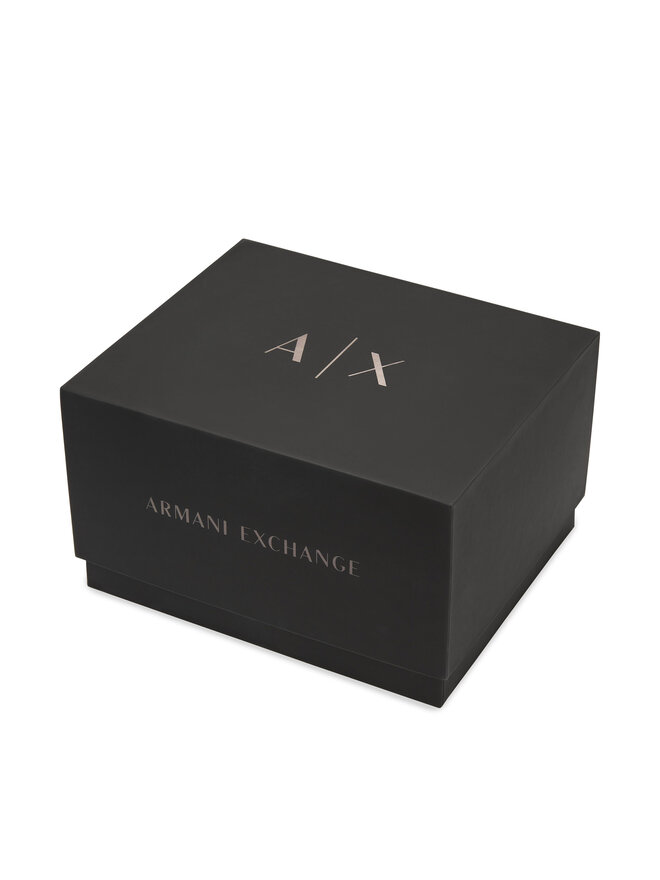 Armani Exchange Zegarek Armani Exchange Banks Gift Set AX7147SET Czarny